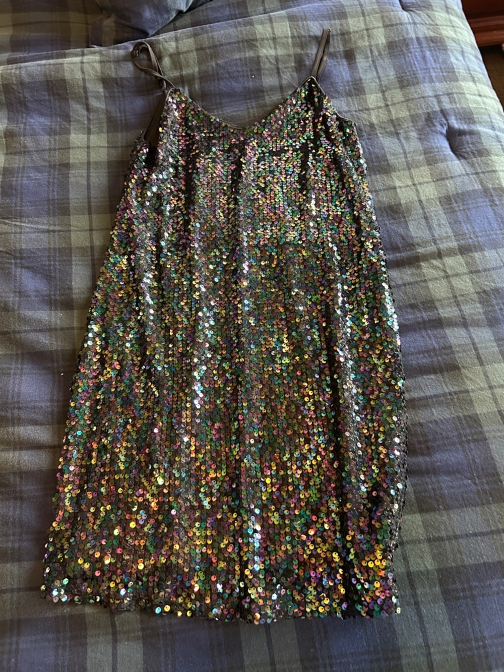 Black Sequin Dress
